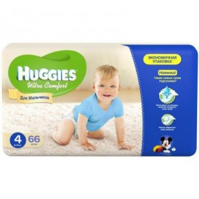   Huggies Ultra Comfort 4   8-14 66 (5029053543611) (0)