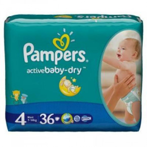   Pampers Active Baby-Dry Maxi 8-14  36 (4015400537458) (0)