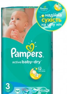   Pampers Active Baby-Dry Midi 4-9    58