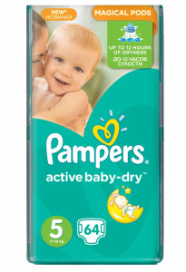   Pampers Active Baby Junior 11-16  54 