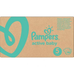   Pampers Active Baby Junior  5 (11-16 ) 150 . (8001090910981) (0)