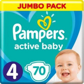   Pampers Active Baby Maxi 9-14  70  5