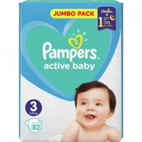   Pampers Active Baby Midi 6-10  82 