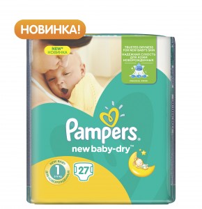  Pampers New Baby-Dry Mini 3-6  27 