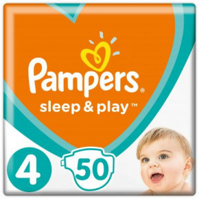   Pampers Sleep & Play Maxi  4 9-14 50  (8001090669056) (0)
