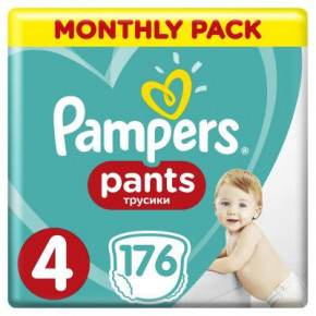  Pampers  Pants Maxi  4 (9-15 ), 176  (8001090807922)