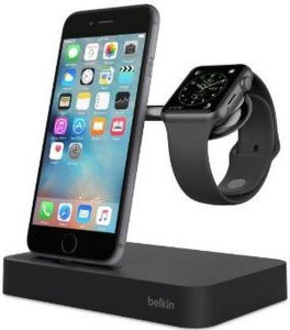 - Belkin Charge Dock iWatch + iPhone BLK (F8J183vfBLK)