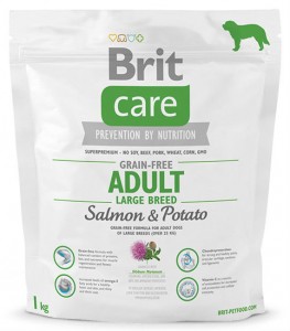    Brit Care GF Adult Large Breed Salmon & Potato 1