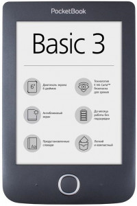   PocketBook Basic 3 (614) Black (PB614-2-E-CIS)