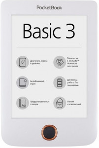   PocketBook Basic 3 (614) White (PB614-2-D-CIS)