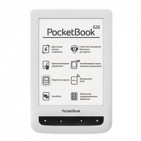   PocketBook Touch Lux 3 (626) White (PB626(2)-D-CIS)