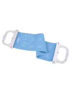 - LiveUp Latex Band With Handle   6015 Blue-gray (LS3608)