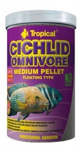    Tropical Cichlid Omnivore Small Pellet 1  360 