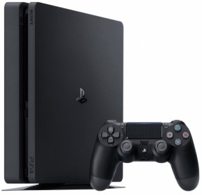  Sony PlayStation 4 Slim 500 Gb Black (HZD+GTS+UC4+PSPlus 3) 4