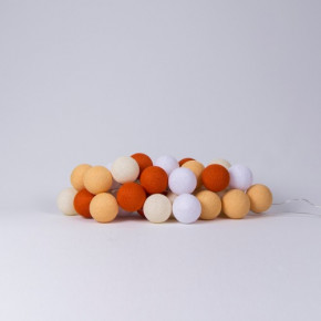  Cotton Ball Lights 35  Orange (7919)