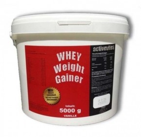  Activevites Whey Weight Gainer (12% protein) 5000  Vanilla