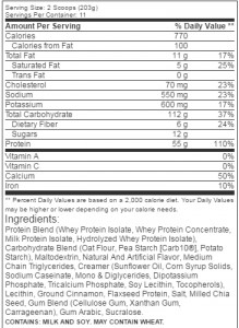  Optimum Nutrition Gold Standard Gainer  2,3 7