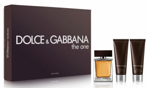  Dolce&Gabbana The One for Men set (edt 100 ml +50 as+50 sg) (M) (3423473021353)