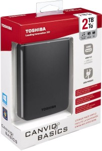    Toshiba 2TB Canvio BasicsStorejet 2.5