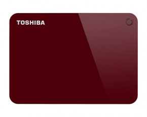   Toshiba HDD ext 2.5 USB 1.0TB Canvio Advance Red (HDTC910ER3AA)