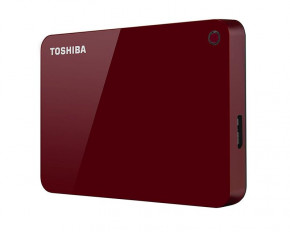   Toshiba HDD ext 2.5 USB 1.0TB Canvio Advance Red (HDTC910ER3AA) 4