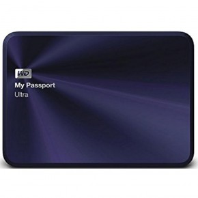   Western Digital My Passport Ultra Metal 2.5 USB 3.0 3TB External Blue (WDBEZW0030BBA-EESN)