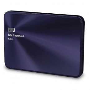   Western Digital My Passport Ultra Metal 2.5 USB 3.0 3TB External Blue (WDBEZW0030BBA-EESN) 3
