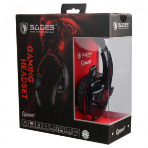  Sades SA-708 Black/Red 6