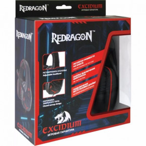  Defender Redragon Excidium Black-Red (64200) 4