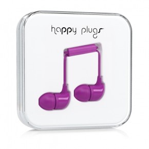  Happy Plugs Headphones In-Ear Purple (7725)