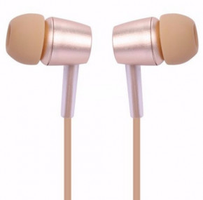  Hoco M10 Metal universal earphone with mic Gold 3