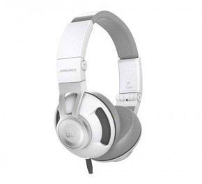  JBL Synchros S300a White/Silver On-Ear Headphones (SYNOE300AWNS)