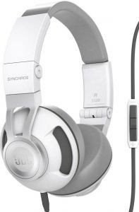  JBL Synchros S300a White/Silver On-Ear Headphones (SYNOE300AWNS) 3