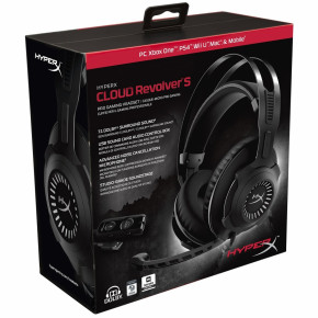  Kingston HyperX Cloud Revolver S Gaming Headset Dolby Surround 7.1 (HX-HSCRS-GM/EM) 11