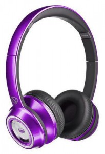  Monster NCredible NTune On-Ear Candy Purple-Candy Grape Purple (MNS-128508-00)