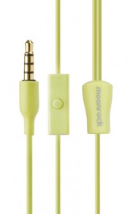   Moshi MoonRock Personal In-Ear Headphones Lime Green for iPad/iPhone/iPod (99MO035621) (1)