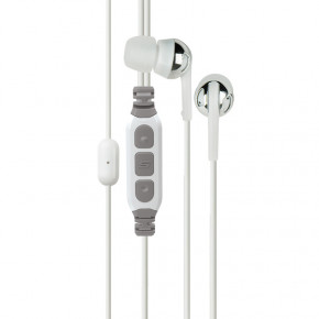  Scosche IDR656M Premium Increased Dynamic Range Earphones with tapLINE III White