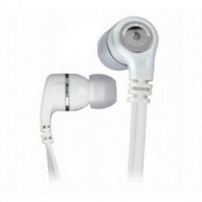  Scosche Noice Isolation In Ear Monitors with tapLine III Control Technology White