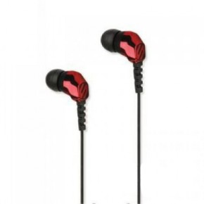  Scosche Noise Isolation EarBuds Red