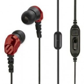  Scosche Noise Isolation EarBuds Red 5