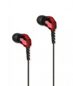  Scosche Noise Isolation EarBuds with slideLine remote & mic Black/Red/Chrome 3