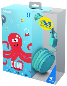  Trust Comi Bluetooth Wireless Kids Headphones blue (23128) 7