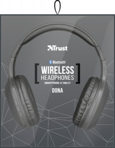  Trust Dona Wireless Bluetooth headphones Grey (22888) 9
