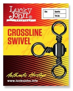   Lucky John Crosline Swivel Black 5008-006 10 