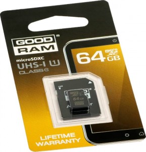   Goodram M1AA microSDXC 64GB UHS-I Class 10 + SD-adapter (M1AA-0640R11)