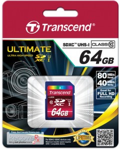   Transcend SDXC 64GB Class 10 UHS-I Ultimate (X600) (TS64GSDXC10U1) 3
