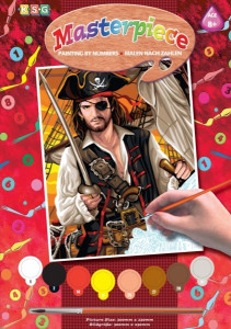    Sequin Art PAINTING BY NUMBERS JUNIOR Pirate SA1108