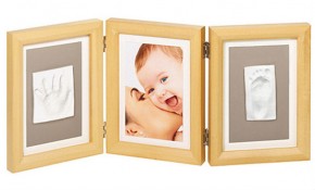     Baby Art Double Print Frame Natural (34120172)