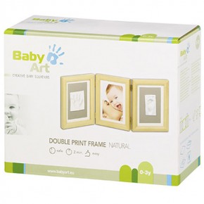     Baby Art Double Print Frame Natural (34120172) 3