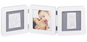     Baby Art Double Print Frame White & Grey (34120052)